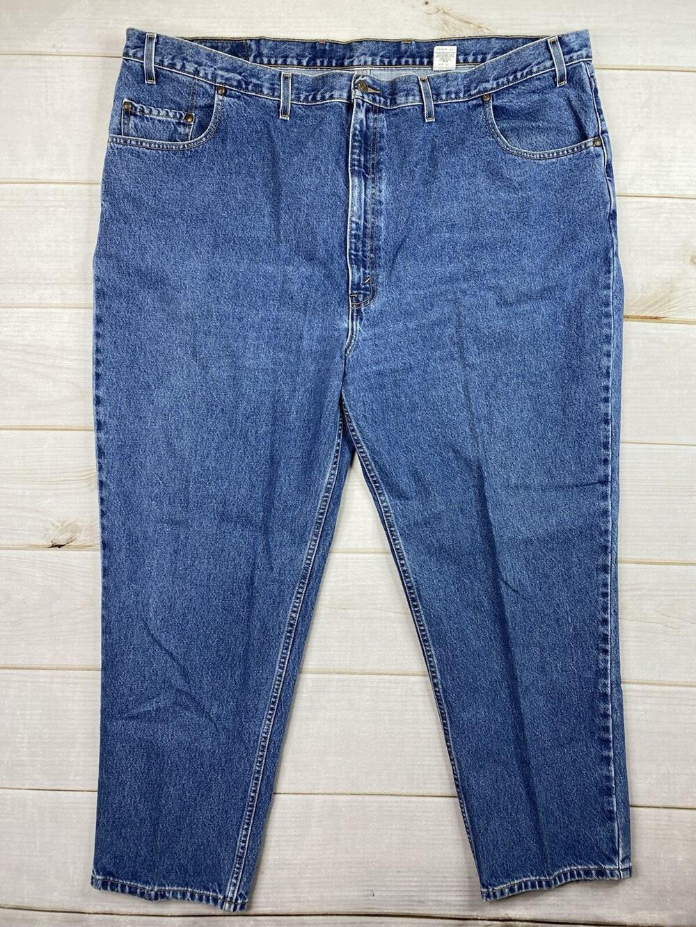 Vintage Levi's 545 Jeans Mens 52x32 Loose Fit Brown Tab Big & Tall 90s Denim #1